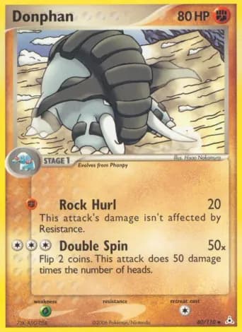 Donphan Pokémon card #40