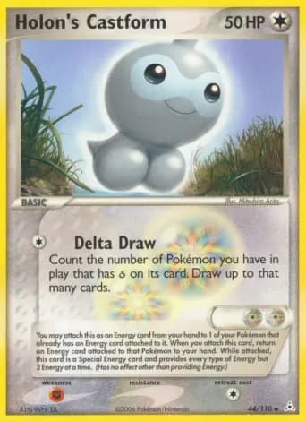 Holon's Castform Pokémon card #44