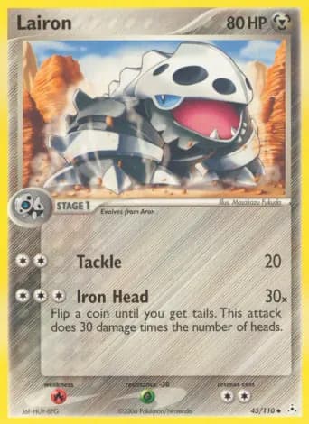 Lairon Pokémon card #45