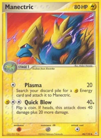 Manectric Pokémon card #46