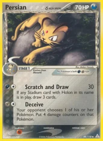 Persian δ Pokémon card #48