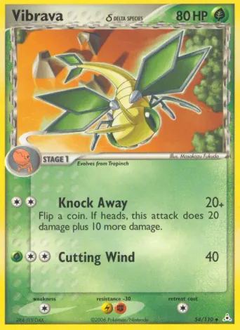 Vibrava δ Pokémon card #54