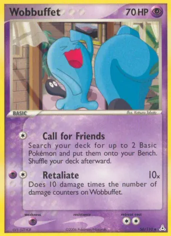 Wobbuffet Pokémon card #56