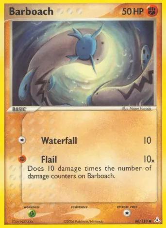 Barboach Pokémon card #60