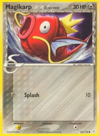 Magikarp δ Pokémon card #69