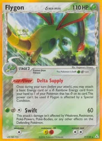 Flygon δ Pokémon card #7