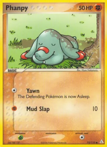 Phanpy Pokémon card #75