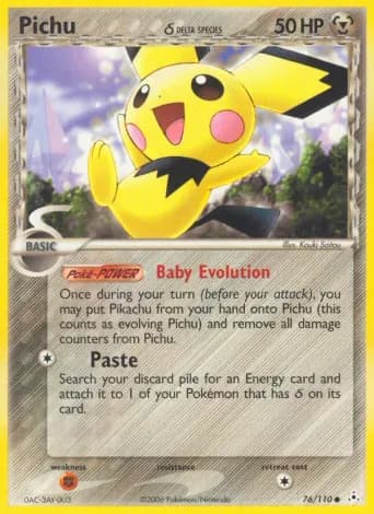 Pichu δ Pokémon card #76