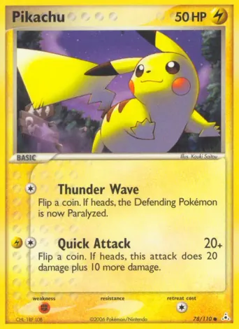 Pikachu Pokémon card #78