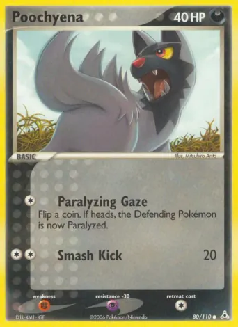 Poochyena Pokémon card #80