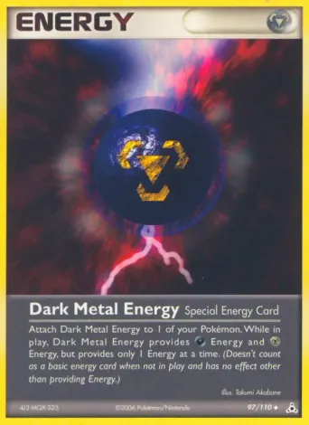 Dark Metal Energy Pokémon card #97