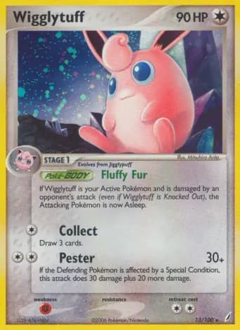 Wigglytuff Pokémon card #13
