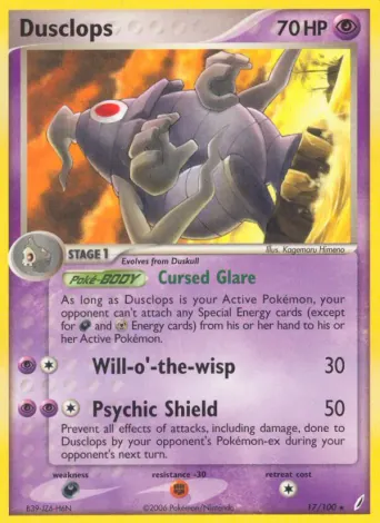 Dusclops Pokémon card #17