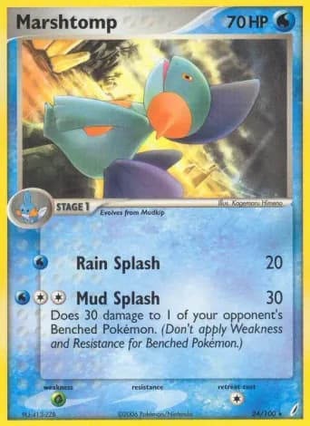 Marshtomp Pokémon card #24