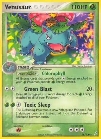 Venusaur Pokémon card #28