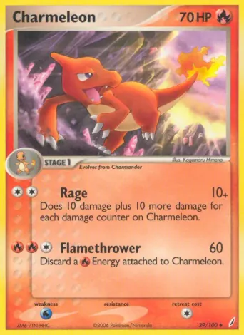 Charmeleon Pokémon card #29