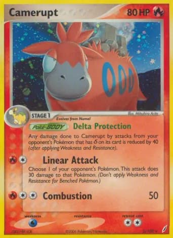 Camerupt Pokémon card #3
