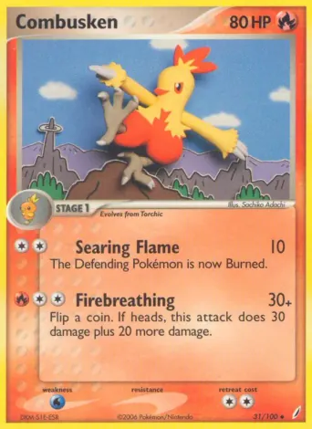 Combusken Pokémon card #31