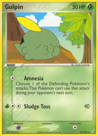 Gulpin Pokémon card #33