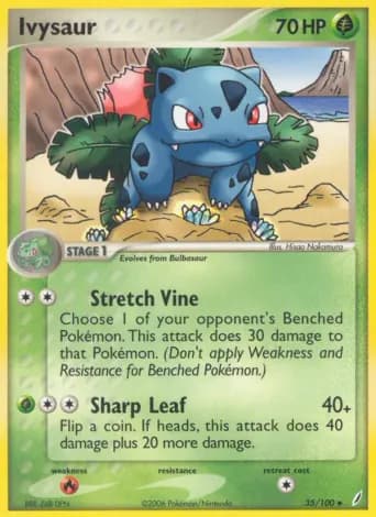 Ivysaur Pokémon card #35