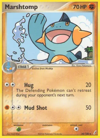 Marshtomp Pokémon card #38