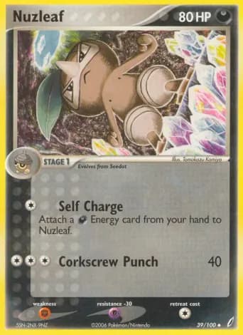 Nuzleaf Pokémon card #39