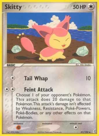 Skitty Pokémon card #41