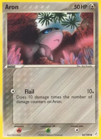 Aron Pokémon card #44