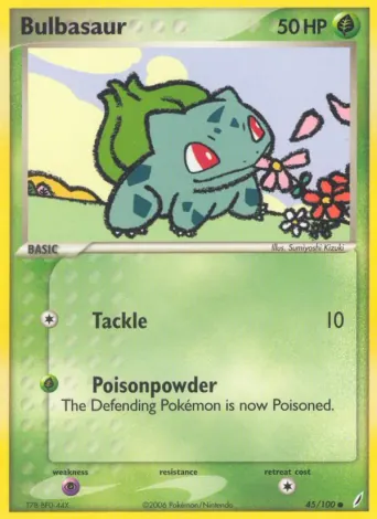 Bulbasaur Pokémon card #45