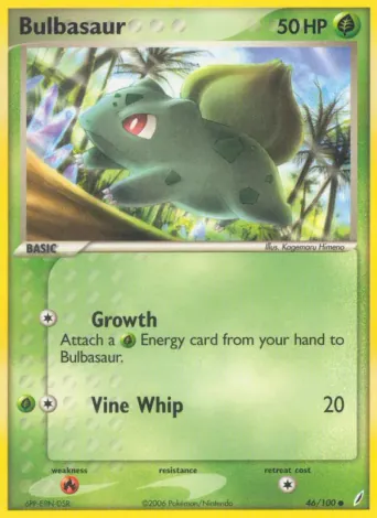 Bulbasaur Pokémon card #46