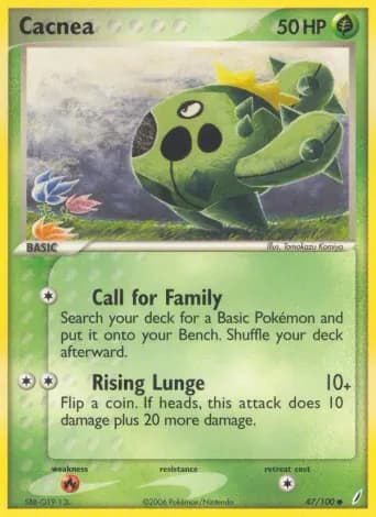 Cacnea Pokémon card #47