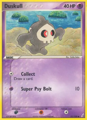 Duskull Pokémon card #51