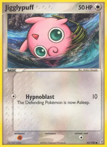 Jigglypuff Pokémon card #53