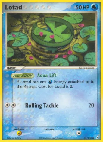 Lotad Pokémon card #55