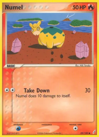 Numel Pokémon card #59