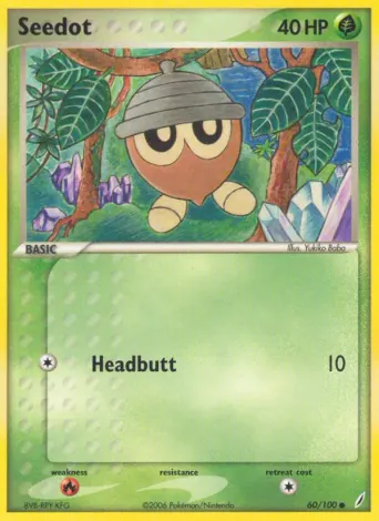 Seedot Pokémon card #60