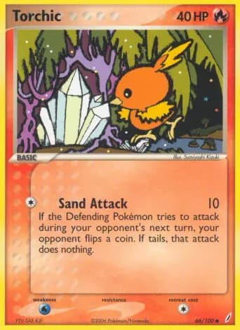 Torchic Pokémon card #66