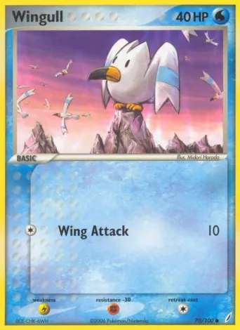Wingull Pokémon card #70