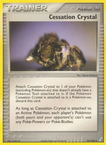 Cessation Crystal Pokémon card #74
