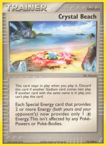 Crystal Beach Pokémon card #75