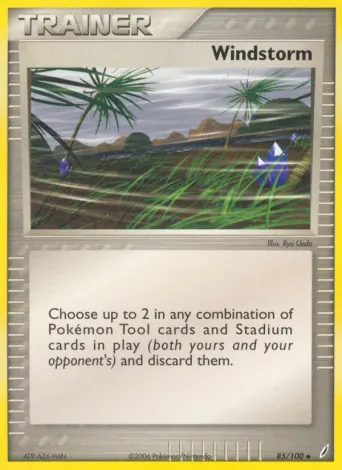 Windstorm Pokémon card #85