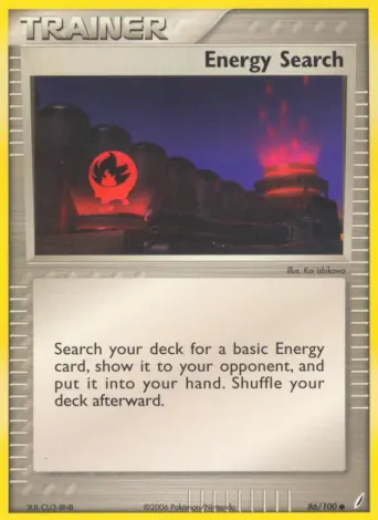 Energy Search Pokémon card #86