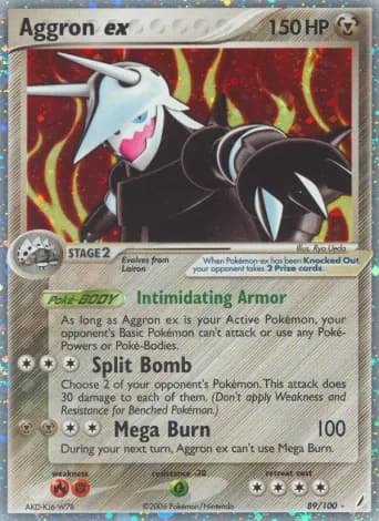 Aggron ex Pokémon card #89