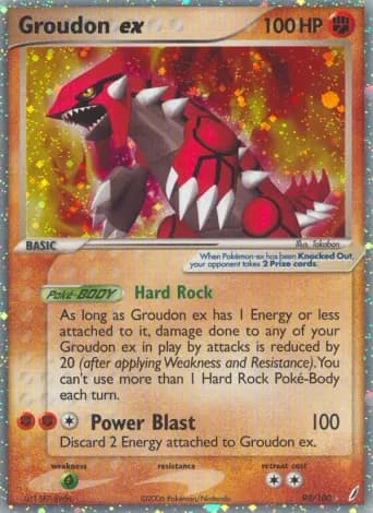 Groudon ex Pokémon card #93