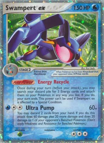 Swampert ex Pokémon card #98