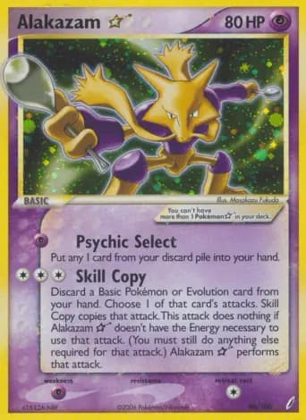 Alakazam Star Pokémon card #99