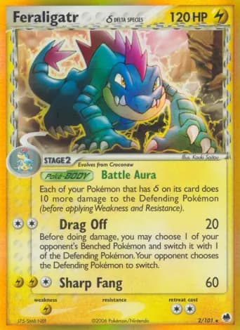 Feraligatr δ Pokémon card #2