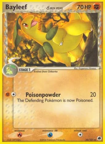 Bayleef δ Pokémon card #26