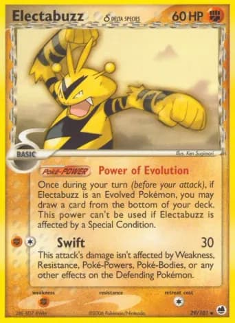 Electabuzz δ Pokémon card #29
