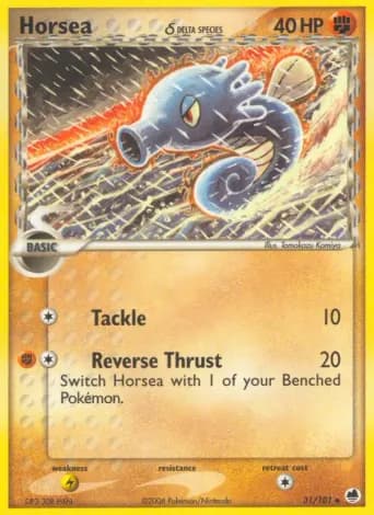Horsea δ Pokémon card #31